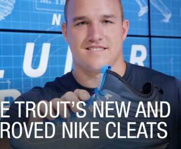 Mike Trout's New and Improved Nike Cleats