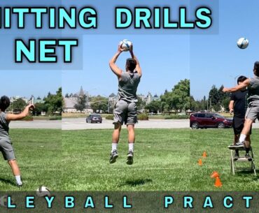 3 HITTING DRILLS WITH NO NET | Volleyball Practice