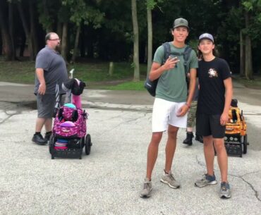 Disc Golfing with Anthony Barela!