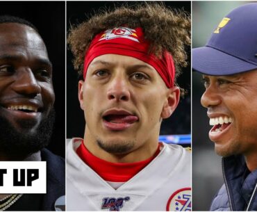 LeBron, Mahomes or Tiger: Who is more likely to catch their rival for most championships? | Get Up
