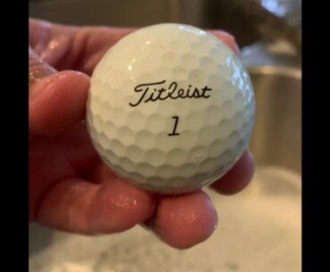 How To Get Mud And Dirt Off Of A Golf Ball