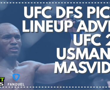 UFC 251: FIGHT ISLAND | FanDuel & DraftKings DFS Strategy, Picks, Lineup Advice | USMAN vs MASVIDAL