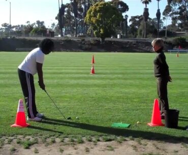 Golf Class San Diego City College '11 With coach Leanne Cassady.mp4