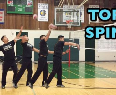 Arm Swing Mechanics : Top Spin + Solid Contact (part 2/2) - How to SPIKE a Volleyball Tutorial