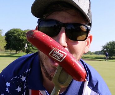 HOT DOG PUTTER CHALLENGE // Boone Creek Golf Course