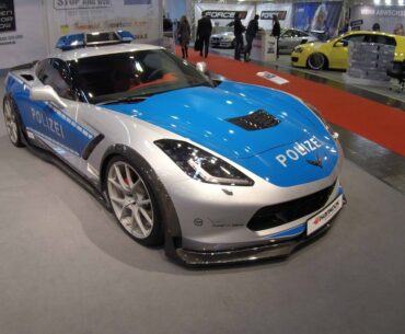 CHEVROLET CORVETTE C7 STINGRAY GERMAN POLICE CAR POLIZEI AUTO !! WALKAROUND !!