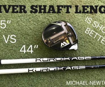 Driver Shaft Length - Is Shorter Better Than Standard Length?