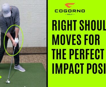 GOLF:  How To Use The Right Shoulder To Create The Perfect Impact Position