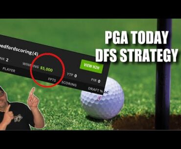 PGA Weekly - PGA DFS Strategy for June 26th - DraftKings - DFS Coach Talk