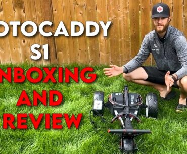 New Nine Golf Unboxing - Motocaddy S1 Electric Push Cart Review