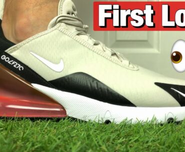 Nike Air Max 270 G Golf Shoes - First look at these new spikeless Nike Golf Shoes
