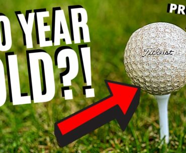 TESTING A 50 YEAR OLD TITLEIST PRO-V1?! THIS WAS INCREDIBLE!!!