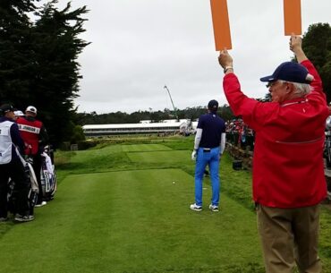Carlos Ortiz Slow Motion Golf Swing at the US Open Pebble Beach Third Hole