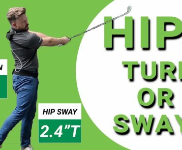 HIPS - TURN OR SWAY? | GOLFTEC | SWING TRU MOTION STUDY