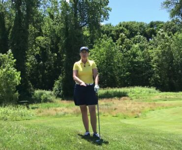 How to Hit From a Downhill Lie