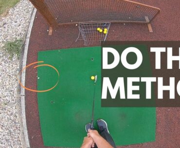 HOW TO SET UP TO THE GOLF BALL PERFECTLY EVERY TIME (simple method)
