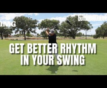 A simple drill to get better rhythm in your golf swing | IMG Academy