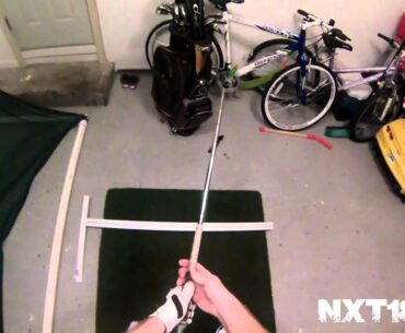 Golf Swing Plane with Plane Sight Training Device | NXT18