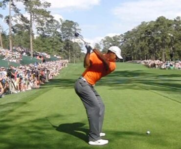 Tiger Woods Slow Motion Down The Line