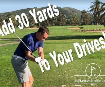PGA Pro Golf Lesson - Stop slicing driver and add 30 yards