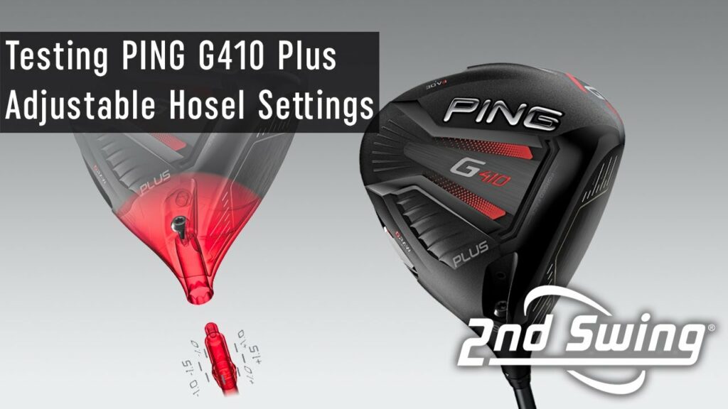 PING G410 Plus Driver Adjustable Hosel Settings Trackman Testing