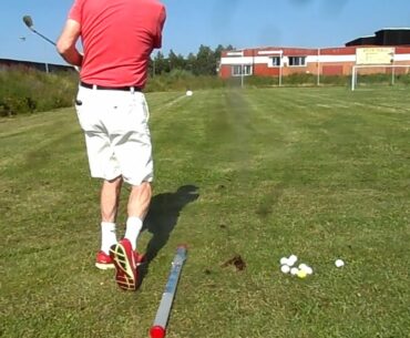 Golf. Sand Iron Pitch Practise!