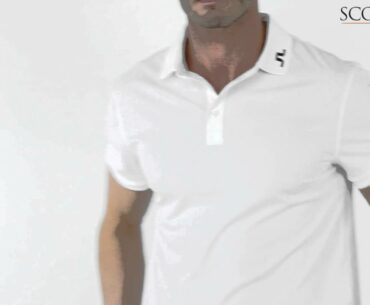 J Lindeberg Tour Tech TX Polo Shirt White