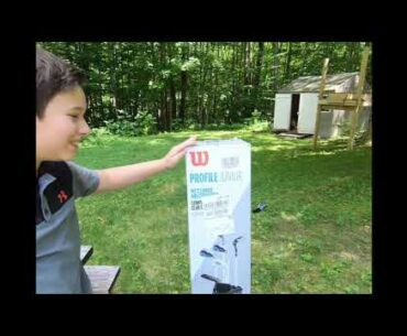 Testing Out My New Wilson Profile Junior Golf Clubs