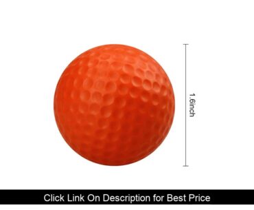12/24pcs Crestgolf Practice Foam Golf Balls, Golf Foam Sponge Soft Elastic Practice Indoor &Outdoor