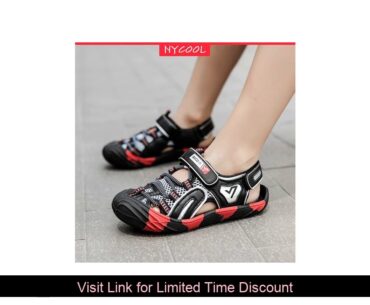 NYCOOL Brand High Quality Boys Beach Sandals Summer Children Shoes Kids Boy Sport Shoes Upstream Sh