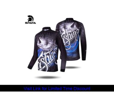 New SPATA Fishing Jersey Long Sleeve Sport Clothing Tackle Fishing Sun UV Protection Quick Dry Fish