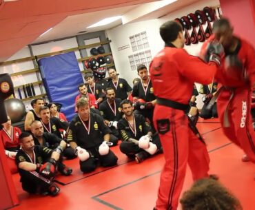 Super sonic glove to glove with Sensei Anthony and Sensei Kasheme