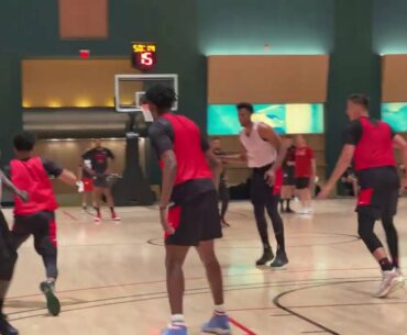 Raw footage: Trail Blazers first week of practice in Orlando