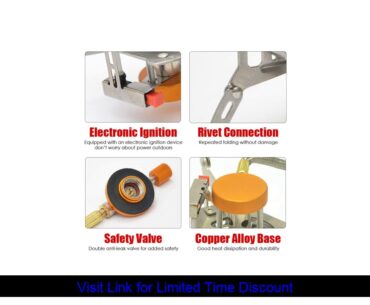 3500w Camping Gas Stove Burner Split Portable Butane Burner Ignition Fogao Cooker Outdoor Cooking G