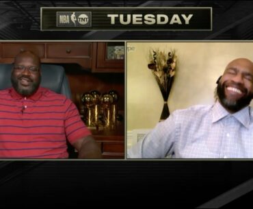 Shaq Gets Roasted For Predicting Nets To Get Past First Round Of NBA Playoffs | NBA on TNT