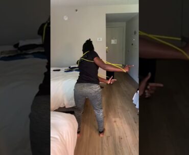 Maria Stackhouse Warmup   Trunk Rotation Golf Posture