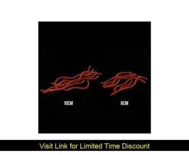 Worms Artificial Fishing Lure Lifelike Red Earthworm bait 35mm Soft Baits Silicone Shrimp Flavor Ad