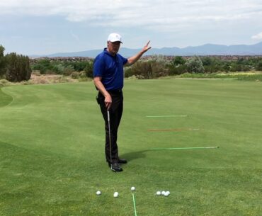 Cheek to Cheek Chipping Drill for Better Ball Position