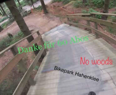 Ich fahre das erste mal no roots (Bikepark Hahenklee)