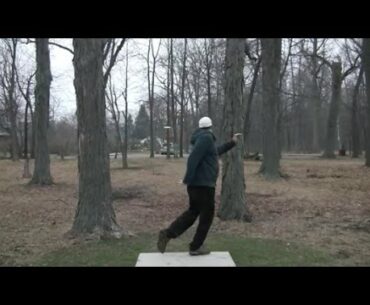 Back to Back ACES Helke Park Disc Golf Course Short and Long Tees Vandalia Ohio Jan 15 2017