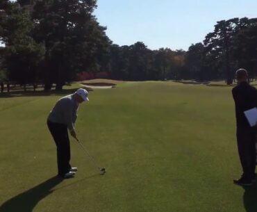 President Donald Trump' golf swing