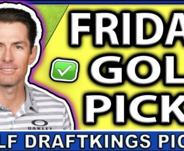 3M Open DraftKings DFS FRIDAY SHOWDOWN Picks LIVE | DFS Golf Betting Picks
