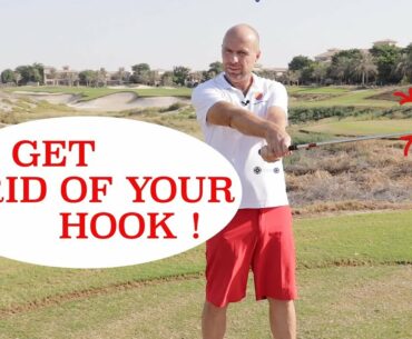 Learn how to Stop Hooking your Golf Balls right now - in just 40 Seconds!