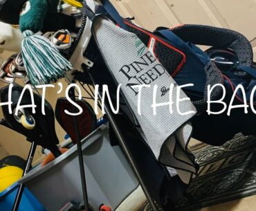 What’s in the bag? Tate’s golf.