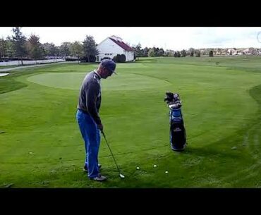 Hit a Pitch Shot from a Downhill Lie