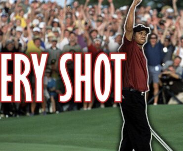 Tiger Woods 2001 Masters Final Round | Every Shot