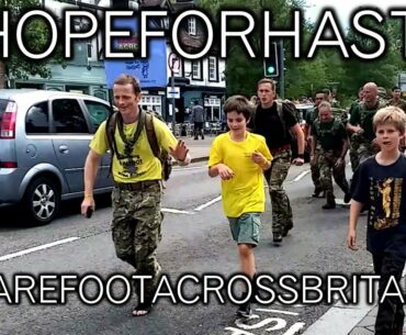 700 MILES BAREFOOT ACROSS BRITAIN DAY 14