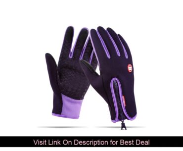 Winter Warm Ski Mens Gloves Women Cycling Touch Screen Waterproof Splash-proof Windproof Fashion Bl