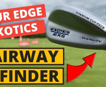 Can't Miss A fairway With This! Tour Edge Exotics EXS Ti Utility Iron