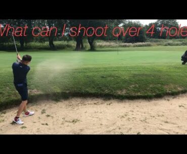 4 Hole course vlog ||St Pierre Mathern course